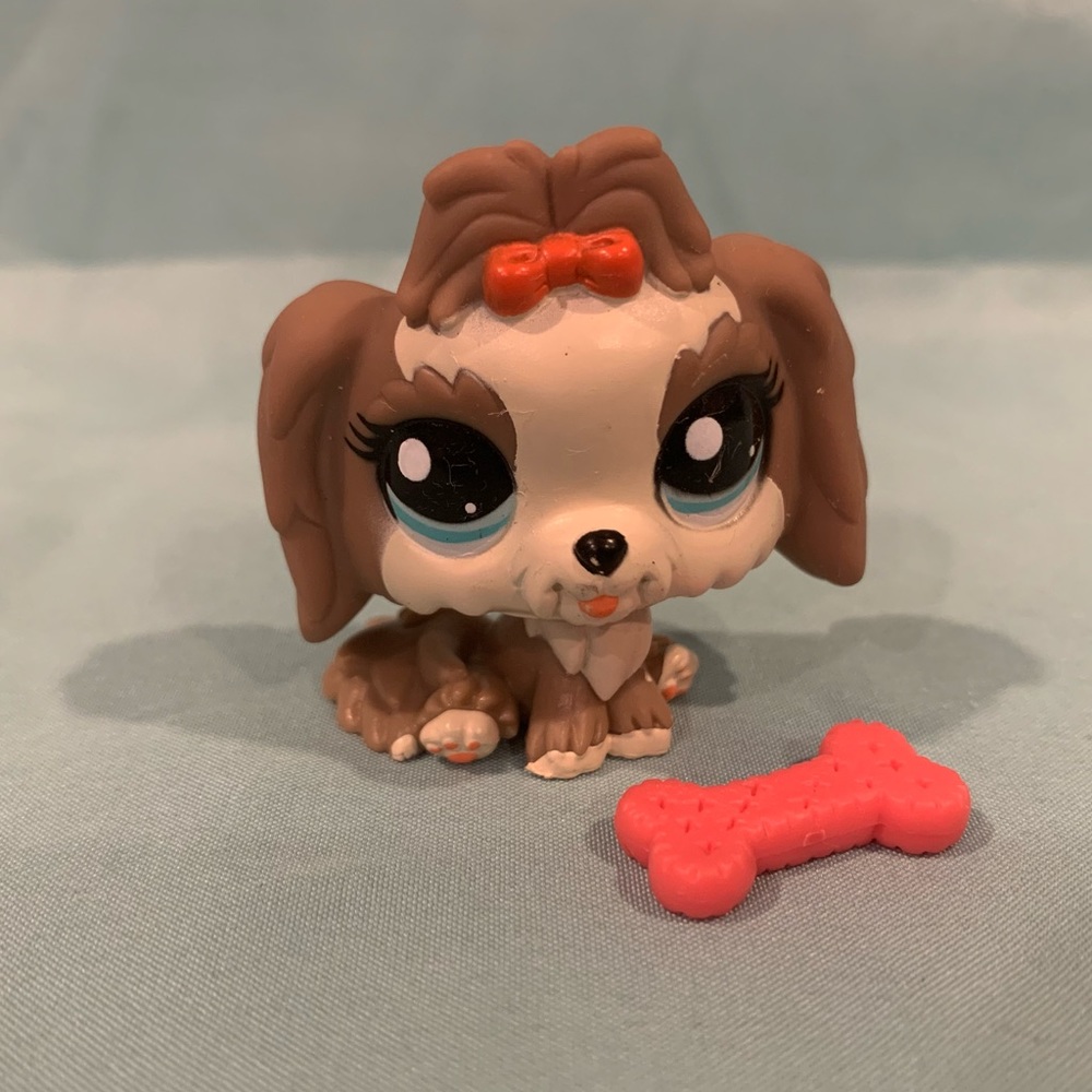 Littlest Pet Shop Lhasa Apso Maltese #2130 Bone